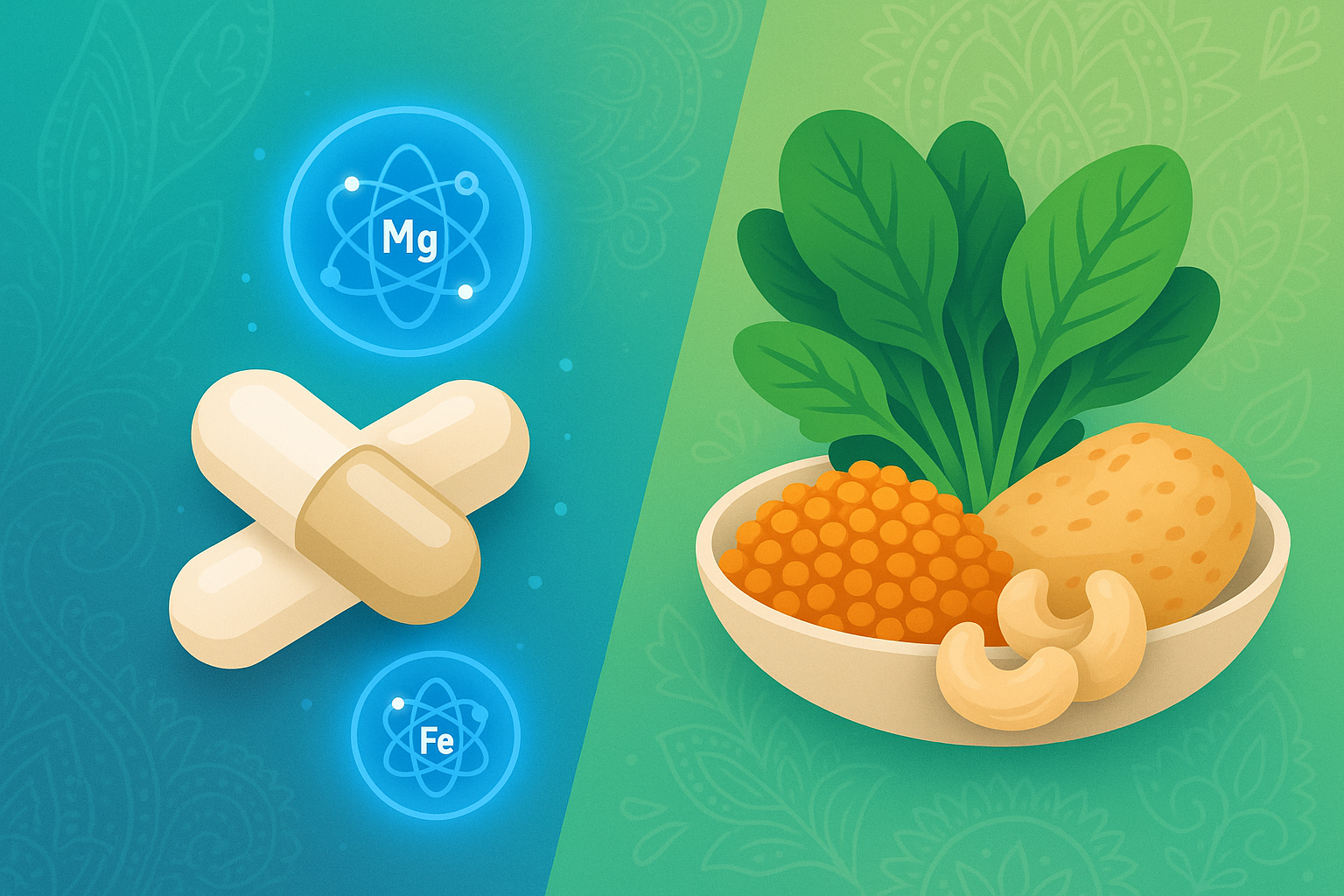 Magnesium mit Eisen einnehmen: Das solltest du beachten